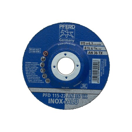 Pferd Textile Wheel, 4-1/2" x 1/4 61433